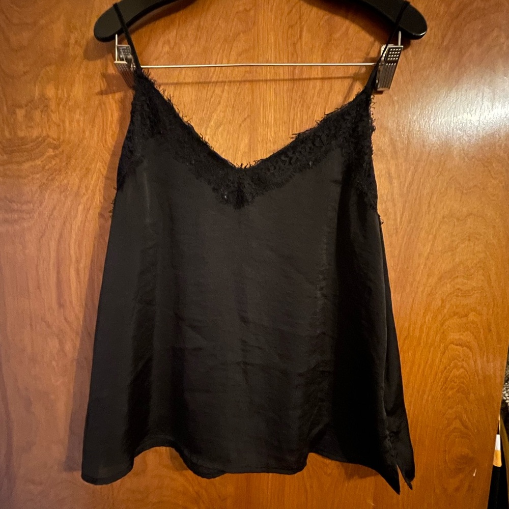 Black bp lace cami- adjustable straps